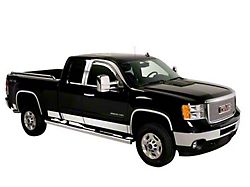Putco Stainless Steel Rocker Panels with GMC Logo (15-19 Sierra 2500 HD Crew Cab w/ 6.50-Foot Standard Box)
