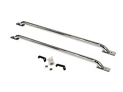 Stake Pocket Bed Rails; Chrome (07-14 Sierra 2500 HD w/ 6.50-Foot Standard Box)