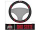 Steering Wheel Cover with Ohio State University Logo; Black (Universal; Some Adaptation May Be Required)