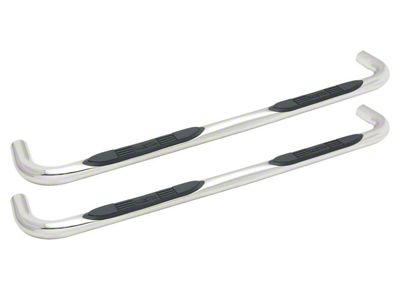 E-Series 3-Inch Nerf Side Step Bars; Stainless Steel (07-14 Sierra 2500 HD Extended Cab)