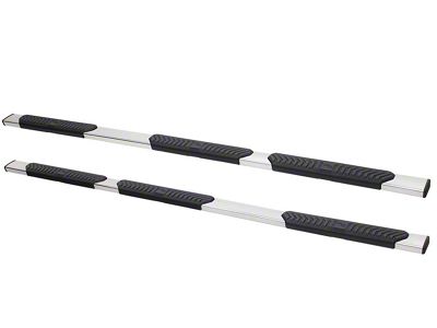 Westin R5 M-Series Wheel-to-Wheel Nerf Side Step Bars; Polished Stainless (07-19 Sierra 2500 HD Crew Cab w/ 6.50-Foot Standard Box)