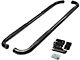 3-Inch Round Side Step Bars; Black (07-19 Sierra 2500 HD Extended/Double Cab)