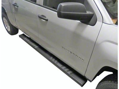 STX500 Running Boards; Black (07-19 Sierra 2500 HD Crew Cab)