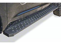 STX600 Running Boards; Black (20-26 Sierra 2500 HD Regular Cab)