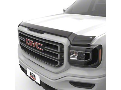EGR Superguard Hood Guard; Dark Smoke (15-19 Sierra 2500 HD)