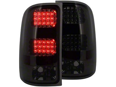 Altezza LED Tail Lights; Chrome Housing; Smoked Lens (07-14 Sierra 2500 HD)