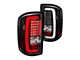 V2 LED Tail Lights; Matte Black Housing; Clear Lens (15-19 Sierra 2500 HD w/ Factory Halogen Tail Lights)