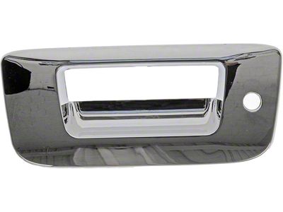 Tailgate Handle Bezel; All Chrome; With Keyhole (07-14 Sierra 2500 HD)