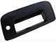 Tailgate Handle Bezel; Smooth Black; With Keyhole (07-14 Sierra 2500 HD)