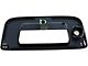 Tailgate Handle Bezel; Smooth Black; With Keyhole (07-14 Sierra 2500 HD)