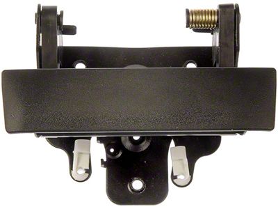 Tailgate Handle; Textured Black; With Lockable Gate (07-14 Sierra 2500 HD)