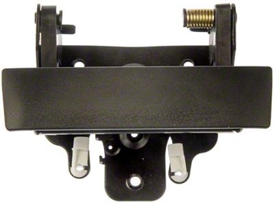 Tailgate Handle; Textured Black; Without Lockable Gate (07-14 Sierra 2500 HD)