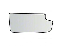 Towing Mirror Lower Glass with Backing Plate; Passenger Side (15-17 Sierra 2500 HD)