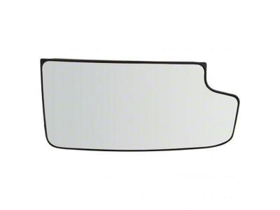 Towing Mirror Lower Glass with Backing Plate; Passenger Side (15-17 Sierra 2500 HD)