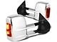 Towing Mirror; Manual; With Amber LED Signal; Chrome; Pair (07-13 Sierra 2500 HD)