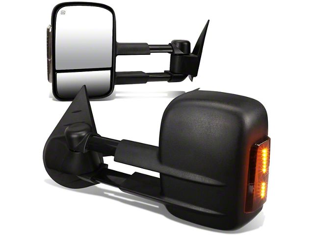Powered Heated Towing Mirrors with Smoked LED Turn Signals (07-12 Sierra 2500 HD)