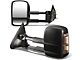 Towing Mirror; Powered; Heated; Smoked Signal; Black; Pair (14-17 Sierra 2500 HD)