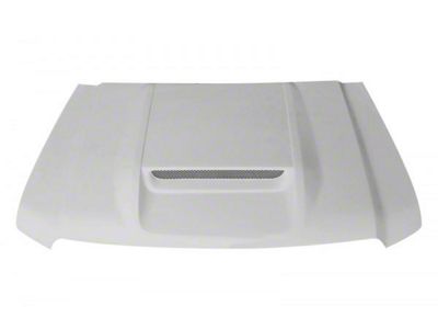 Type-RS Style Ram Air Hood; Unpainted (15-19 Sierra 2500 HD)