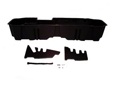 Underseat Storage; Black (20-26 Sierra 2500 HD Crew Cab)