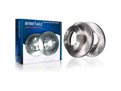 Vented 8-Lug Rotors; Front Pair (07-10 Sierra 2500 HD)