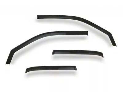 Ventgard Sport Window Deflectors; Smoked; Front and Rear (07-14 Sierra 2500 HD Extended Cab)