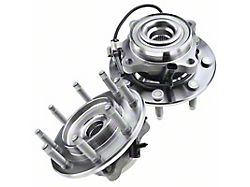 Wheel Bearing and Hub Assemblies with ABS Sensor; Front (01-06 4WD Sierra 2500 HD)