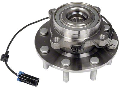 Wheel Hub and Bearing Assembly; Front (07-10 Sierra 2500 HD)