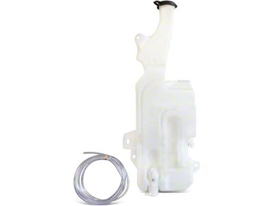 Windshield Washer Reservoir Tank Bottle with Level Sensor and Fluid Pump (07-10 Sierra 2500 HD)