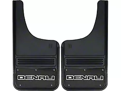 12-Inch x 23-Inch Mud Flaps with Denali Logo; Front or Rear (Universal; Some Adaptation May Be Required)