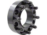 2-Inch Steel Hubcentric 8-Lug Wheel Spacers; Black (11-26 Sierra 3500 HD SRW)