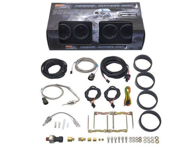Find Turbo Diesel Truck Gauge Kit Boost Pyrometer Trans Temp In Santa - Foto 13