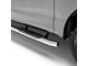 4-Inch Oval Side Step Bars; Stainless Steel (07-14 Sierra 3500 HD Crew Cab)