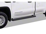 5-Inch iStep Running Boards; Black (20-26 Sierra 3500 HD Regular Cab)
