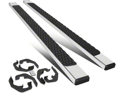 5-Inch Running Boards; Stainless Steel (07-19 Sierra 3500 HD Extended/Double Cab)