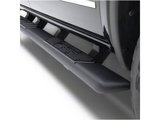 5.50-Inch AscentStep Running Boards; Carbide Black (20-24 Sierra 3500 HD Crew Cab)