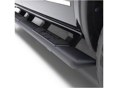 5.50-Inch AscentStep Running Boards; Carbide Black (07-19 6.6L Duramax Sierra 3500 HD Extended/Double Cab)