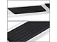 6-Inch Flat Step Bar Running Boards; Black (20-24 Sierra 3500 HD Crew Cab)