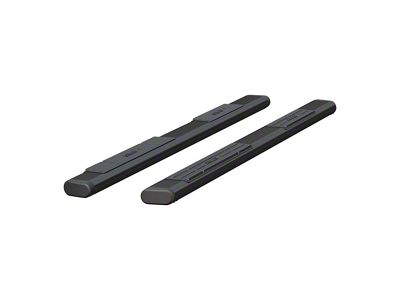 6-Inch Oval Side Step Bars without Mounting Brackets; Black (07-19 Sierra 3500 HD Extended/Double Cab; 07-24 Sierra 3500 HD Crew Cab)