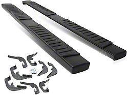 6-Inch Running Boards; Black (07-10 Sierra 3500 HD Crew Cab; 11-19 6.0L Sierra 3500 HD Crew Cab)