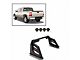 Armour Roll Bar with 7-Inch Black Round LED Lights; Black (07-24 Sierra 3500 HD)