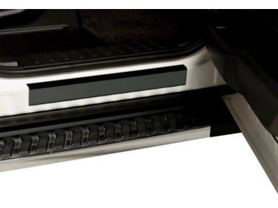 Putco Black Platinum Door Sills (15-19 Sierra 3500 HD Double Cab)