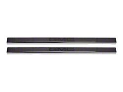 Putco Black Platinum Door Sills with GMC Etching (20-25 Sierra 3500 HD Regular Cab, Double Cab)