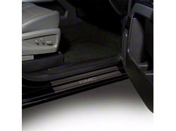 Putco Black Platinum Door Sills with GMC Logo (15-19 Sierra 3500 HD Crew Cab)