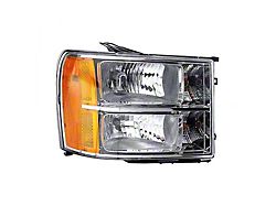 CAPA Replacement Headlight; Passenger Side (07-14 Sierra 3500 HD)