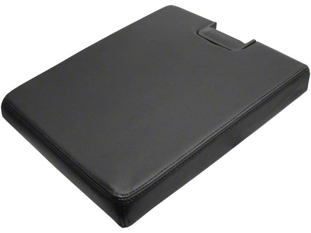Center Console Lid; Black (07-14 Sierra 3500 HD w/ 40/20/40 Split Bench Seat)