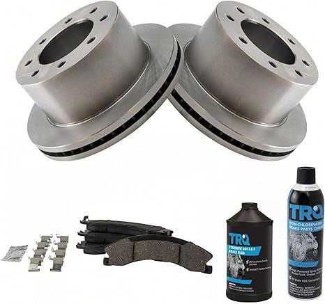 Sierra 3500 Ceramic 8-Lug Brake Rotor, Pad, Brake Fluid and Cleaner Kit ...