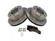 Ceramic 8-Lug Brake Rotor and Pad Kit; Rear (11-19 Sierra 3500 HD)