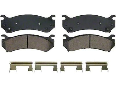Ceramic Brake Pads; Rear Pair (07-10 Sierra 3500 HD SRW)