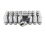 Chrome OEM Style Lug Nut Kit; 14mm x 1.5; Set of 32 (07-26 Sierra 3500 HD SRW)