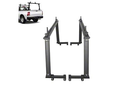 Commercial Ladder Rack; Black (Universal; Some Adaptation May Be Required)